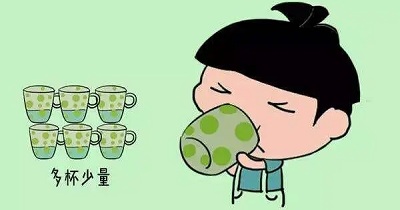 为什么不能等口喝了之后再喝水?