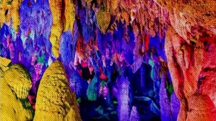 为什么溶洞景区都要打五颜六色的光?