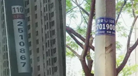 为什么说路灯杆上的数字必要时能救命?