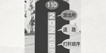 为什么说路灯杆上的数字必要时能救命?