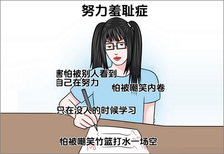 「努力羞耻症」是什么症状?