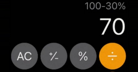 手机计算器算 50% + 50% 结果为什么是 0.75?