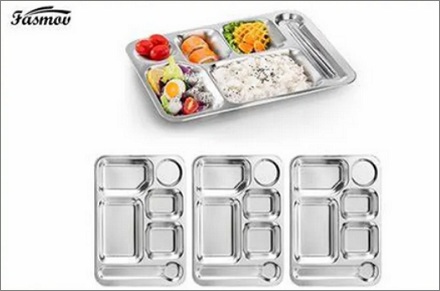 不锈钢餐盘上的小圆格子,到底是用来放什么的?
