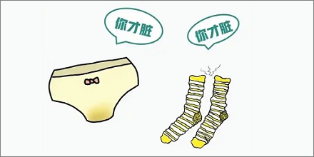 内裤 vs. 袜子:哪一个更「脏」?能一起洗吗?