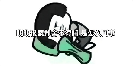 为什么一到晚上就舍不得睡觉？