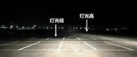 为什么车灯打出的光线左右不对称?是坏了吗?