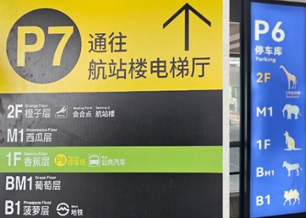 为啥很多机场爱用动物或水果给楼层起名?