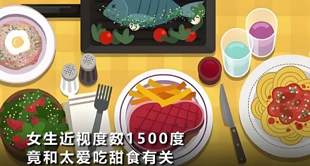甜食吃太多真的会影响视力？