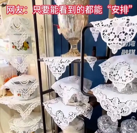 为什么新疆人特别喜欢用蕾丝布装饰家具？